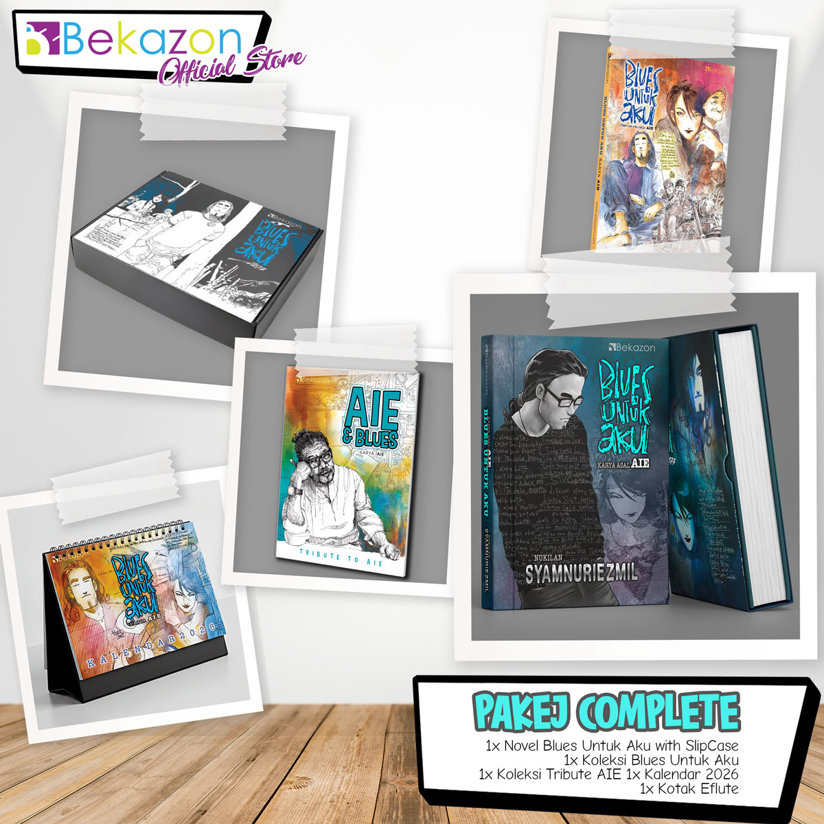 Pakej Complete : Novel Blues Untuk Aku | SYAMNURIEZMIL